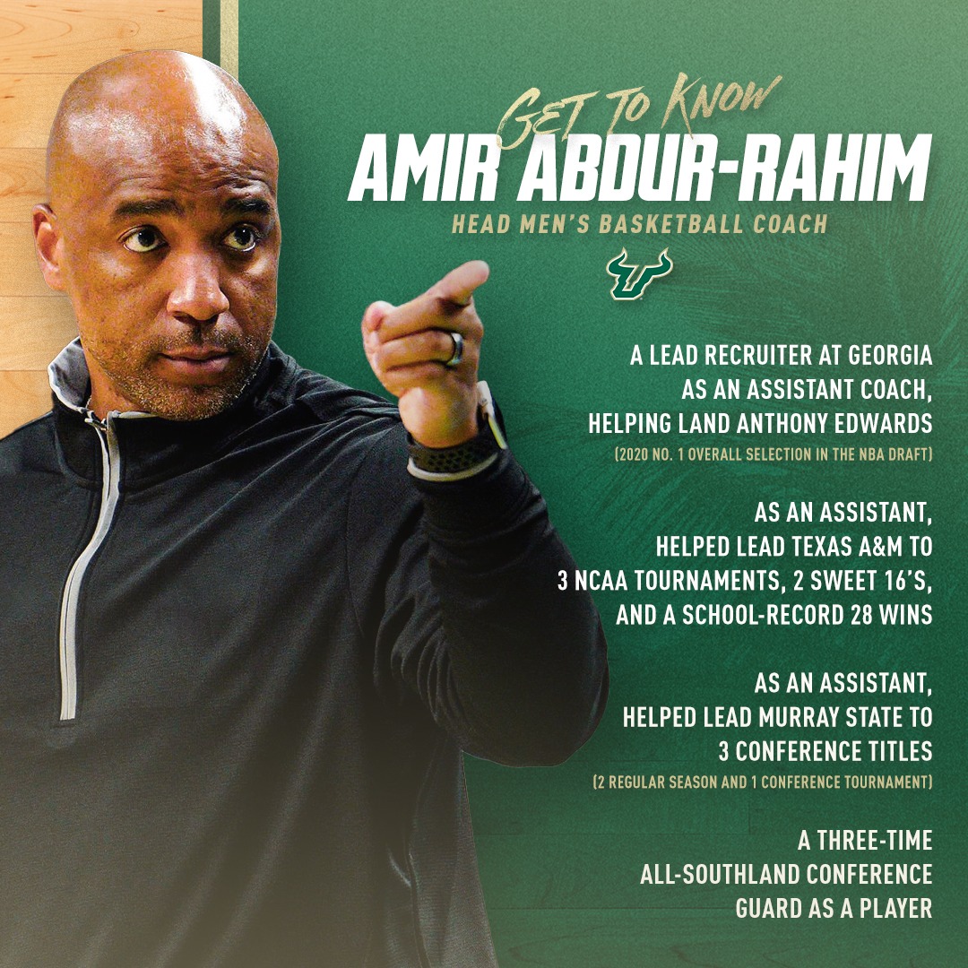 About USF Basketball Coach Abdur-Rahim